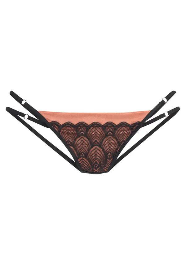 LASCANA LASCANA Tanga gaćice  roza / crna