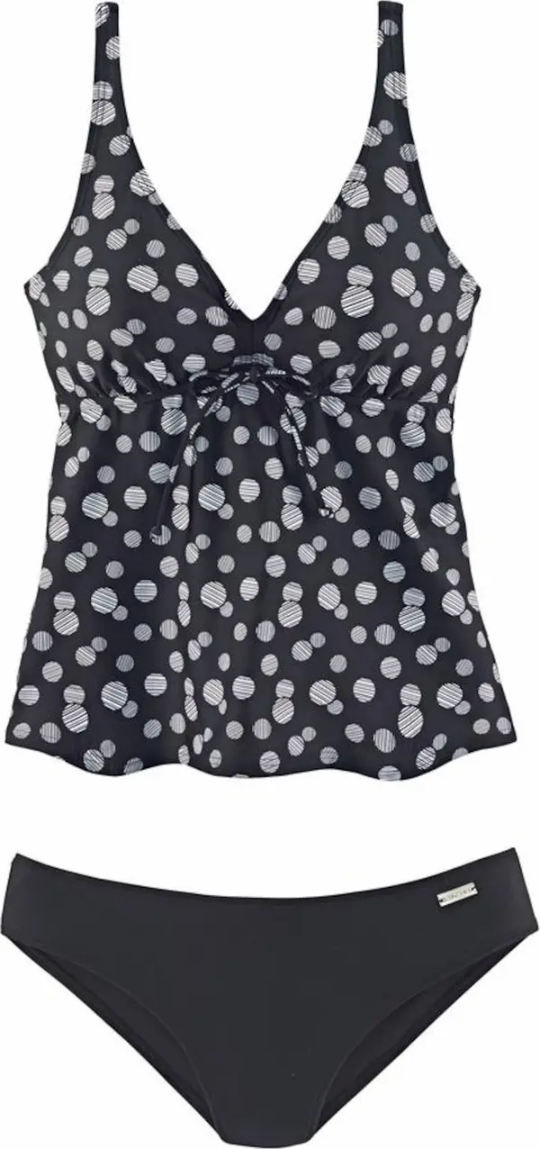 LASCANA LASCANA Tankini  antracit siva