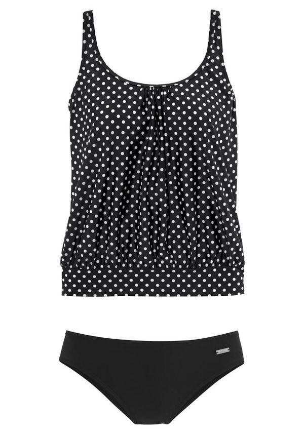 LASCANA LASCANA Tankini  crna / bijela