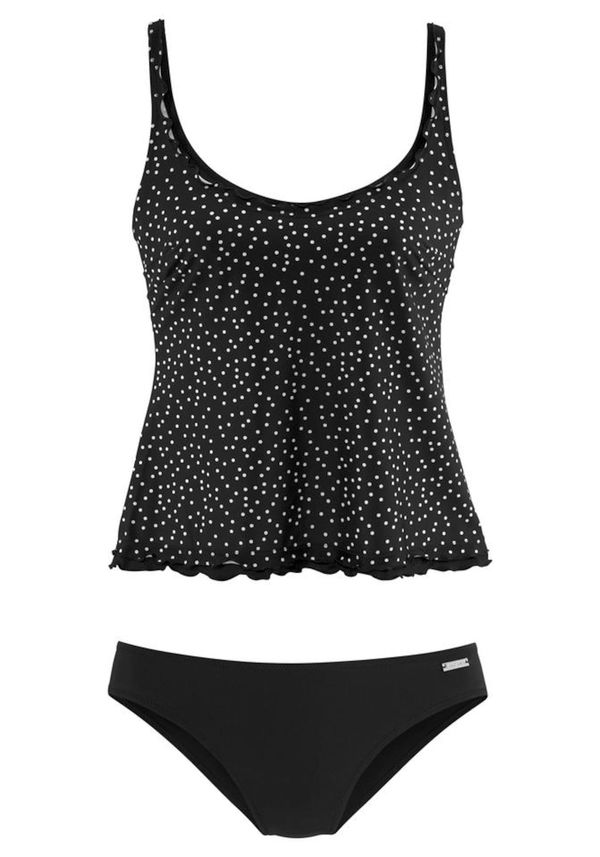 LASCANA LASCANA Tankini  crna / bijela