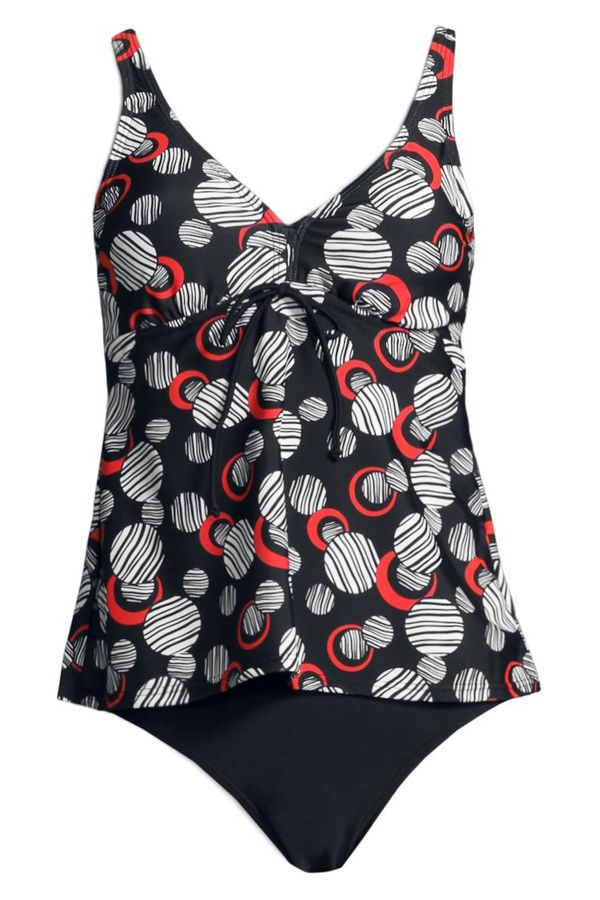 LASCANA LASCANA Tankini  crvena / crna / bijela