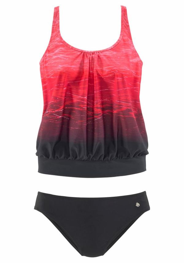 LASCANA LASCANA Tankini  crvena / crna