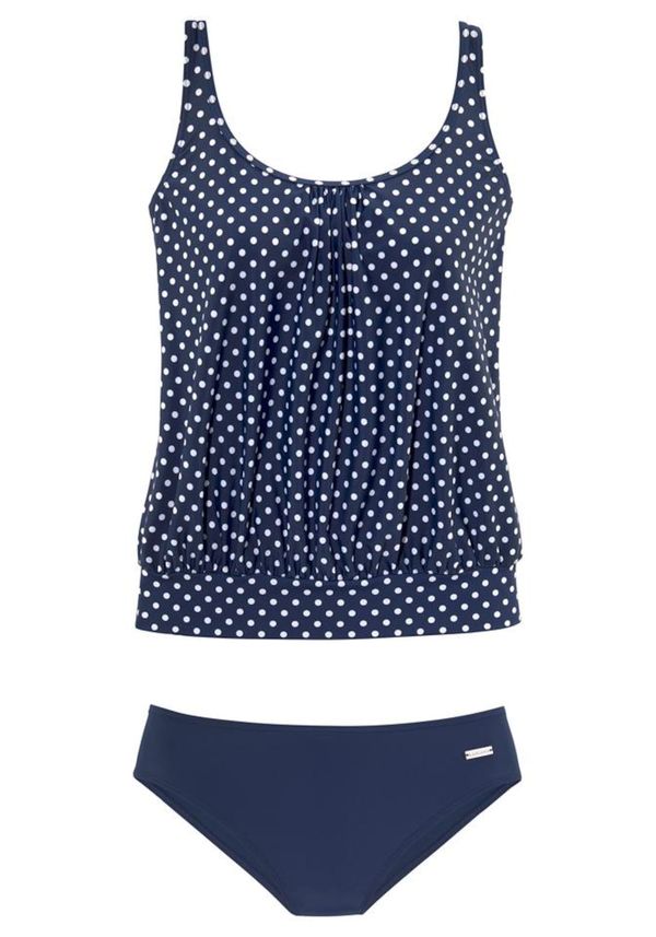 LASCANA LASCANA Tankini  plava / bijela