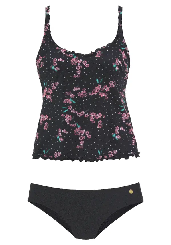 LASCANA LASCANA Tankini  roza / crna