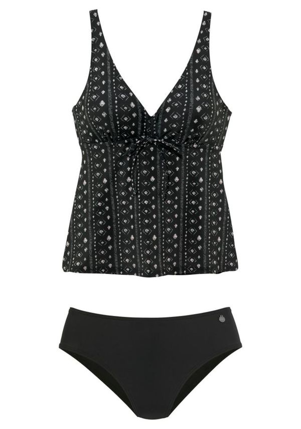 LASCANA LASCANA Tankini 'Scary'  crna