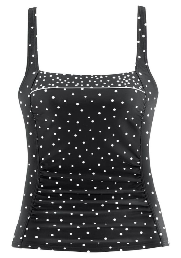 LASCANA LASCANA Tankini top  crna / bijela