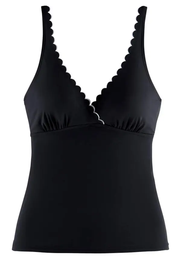LASCANA LASCANA Tankini top  crna