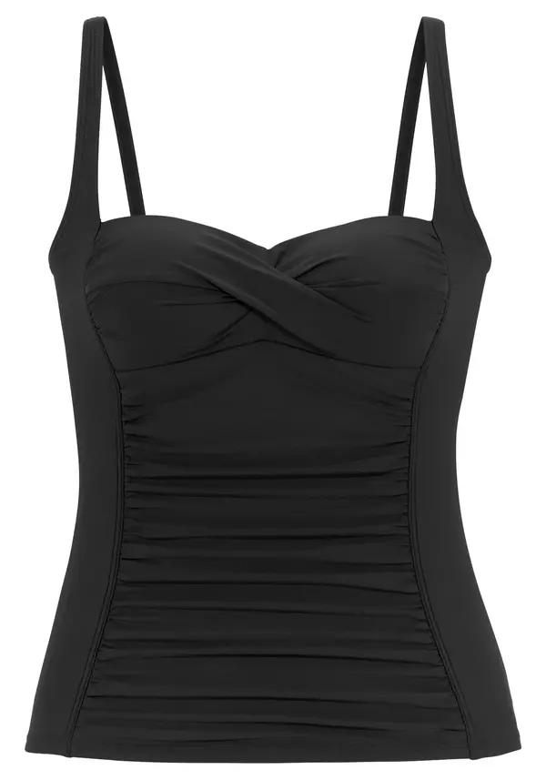 LASCANA LASCANA Tankini top  crna