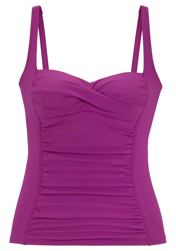 LASCANA LASCANA Tankini top  ljubičasto crvena