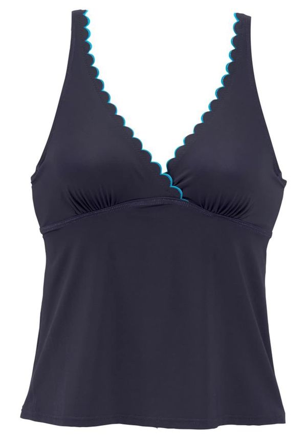 LASCANA LASCANA Tankini top  mornarsko plava / tirkiz