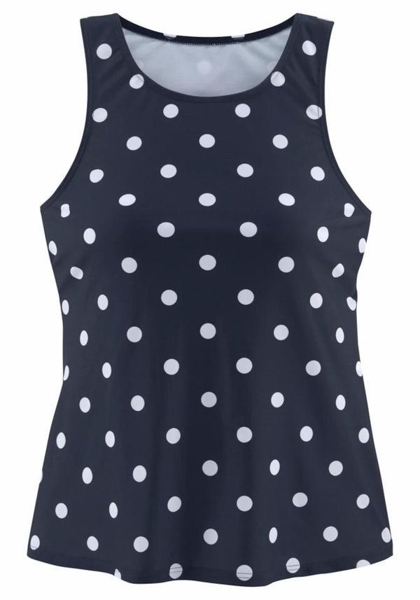 LASCANA LASCANA Tankini top  tamno plava / bijela