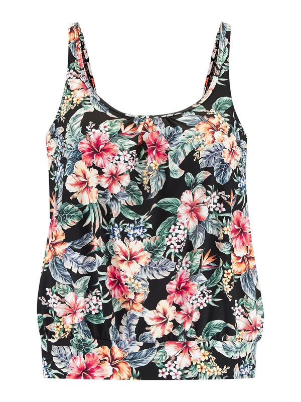 LASCANA LASCANA Tankini  zelena / krvavo crvena / crna / bijela