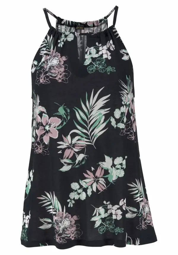 LASCANA LASCANA Top  menta / prljavo roza / crna
