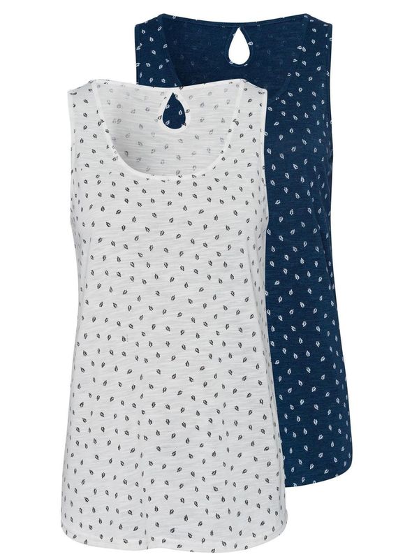 LASCANA LASCANA Top  mornarsko plava / bijela