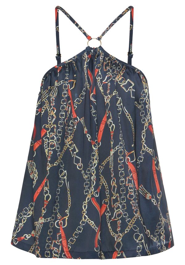 LASCANA LASCANA Top  mornarsko plava / konjak / siva / crvena