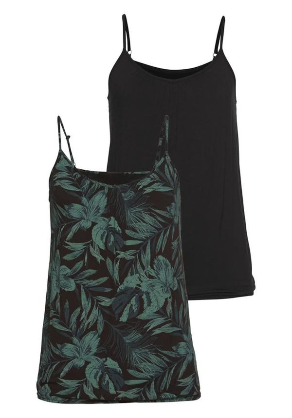 LASCANA LASCANA Top  smaragdno zelena / crna