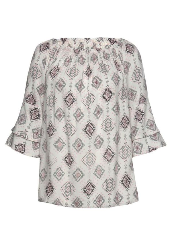 LASCANA LASCANA Tunika  siva / pastelno roza / crna / bijela