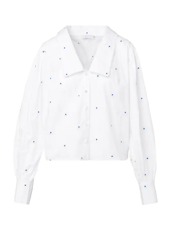 Laurella Laurella Bluza  kobalt plava / bijela / bijela