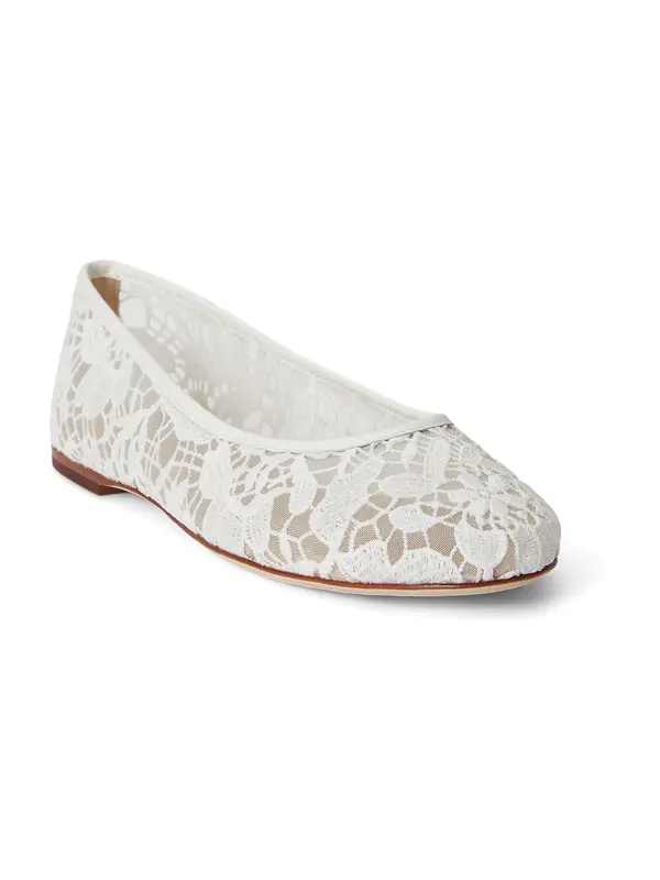 Lauren Ralph Lauren Lauren Ralph Lauren Balerinke 'JAYNA'  bijela