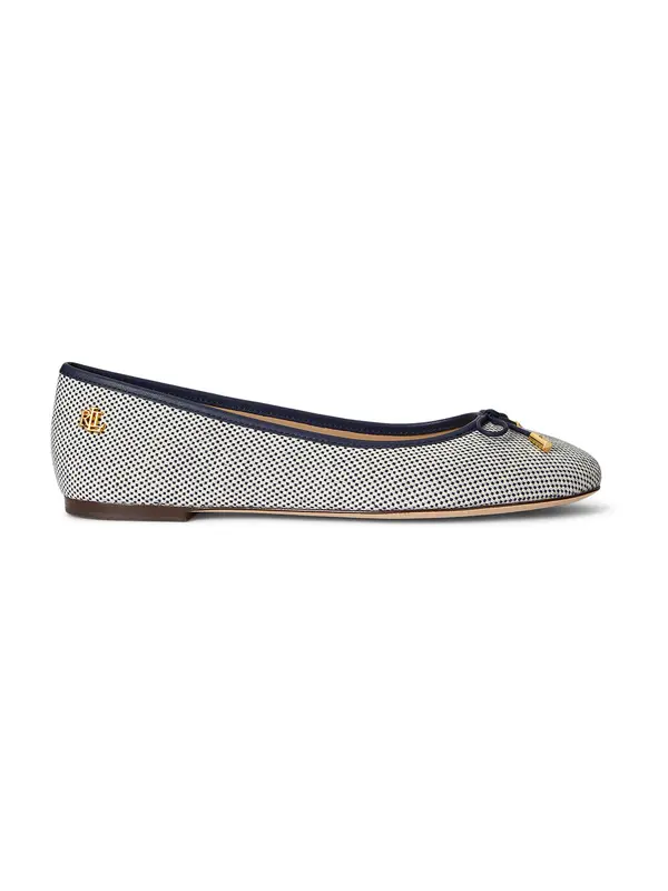 Lauren Ralph Lauren Lauren Ralph Lauren Balerinke 'JAYNA'  ecru/prljavo bijela / mornarsko plava