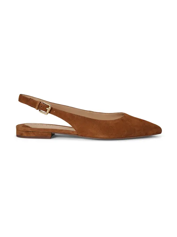 Lauren Ralph Lauren Lauren Ralph Lauren Balerinke 'LONDYN'  svijetlosmeđa