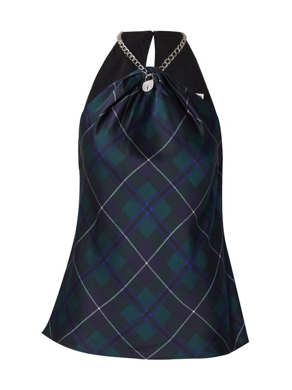 Lauren Ralph Lauren Lauren Ralph Lauren Bluza 'ADNEY'  indigo / tamno zelena / crna / prljavo bijela