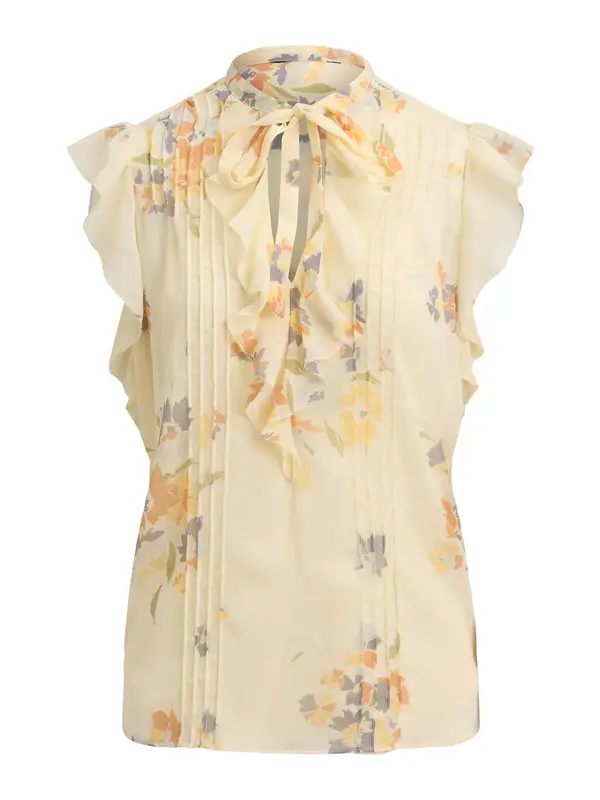 Lauren Ralph Lauren Lauren Ralph Lauren Bluza  boja pijeska / zeleno smeđa / žuta / bazalt siva
