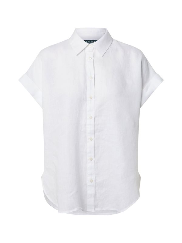Lauren Ralph Lauren Lauren Ralph Lauren Bluza 'BROONO-SHORT SLEEVE-SHIRT'  bijela