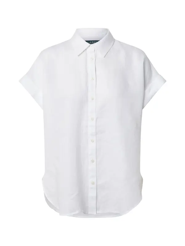 Lauren Ralph Lauren Lauren Ralph Lauren Bluza 'BROONO-SHORT SLEEVE-SHIRT'  bijela