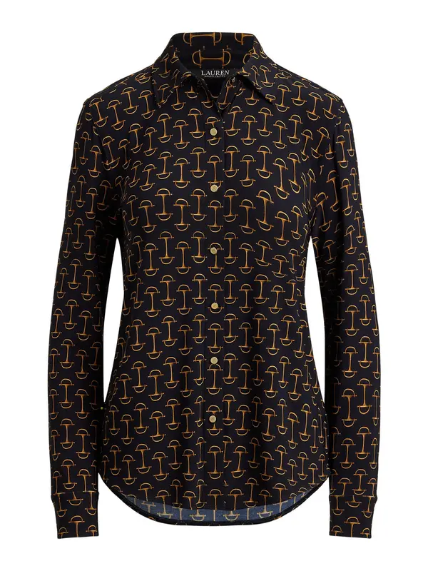 Lauren Ralph Lauren Lauren Ralph Lauren Bluza 'CLASSIC'  mornarsko plava / zlatna