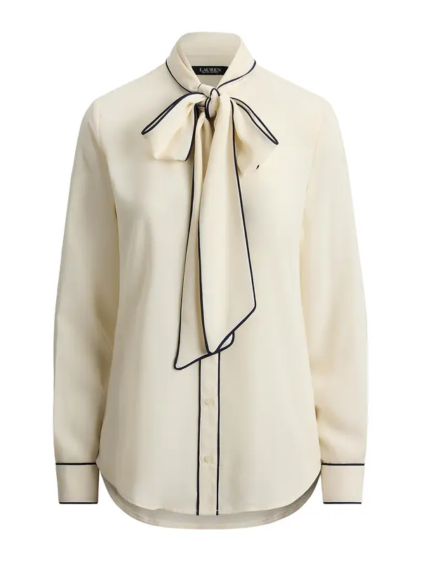 Lauren Ralph Lauren Lauren Ralph Lauren Bluza 'FREDELLA'  boja slonovače / mornarsko plava