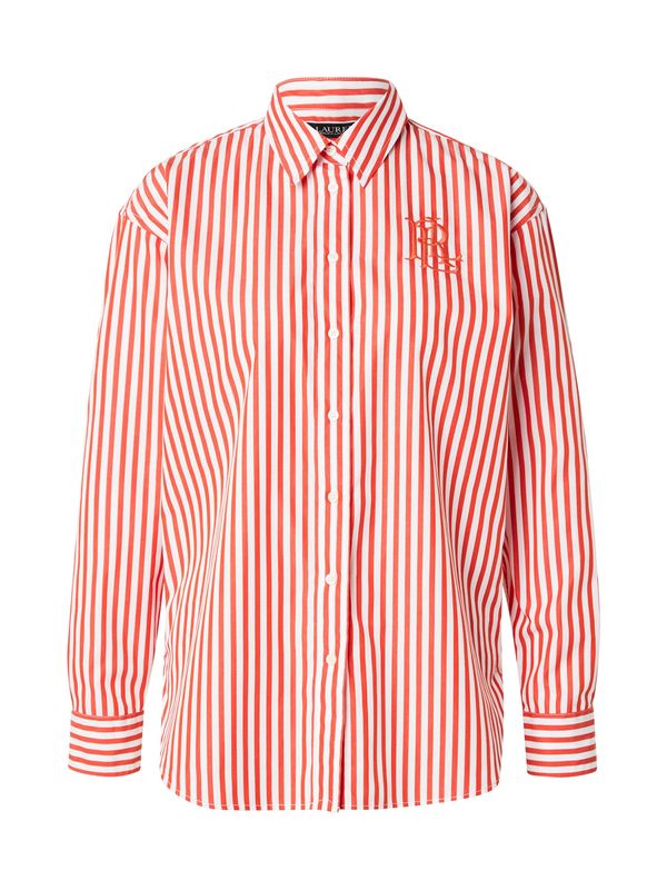 Lauren Ralph Lauren Lauren Ralph Lauren Bluza 'KOTTA'  tamno narančasta / bijela