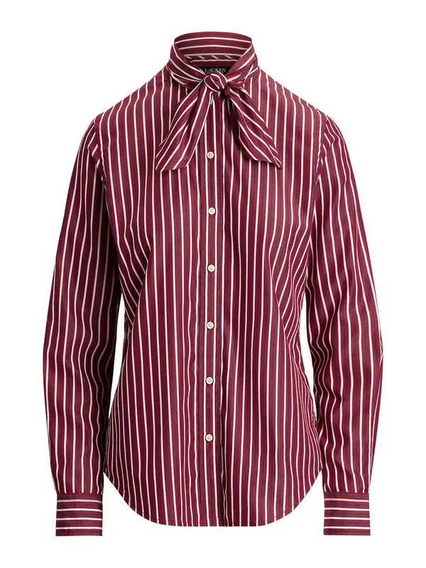 Lauren Ralph Lauren Lauren Ralph Lauren Bluza  mornarsko plava / burgund / bijela