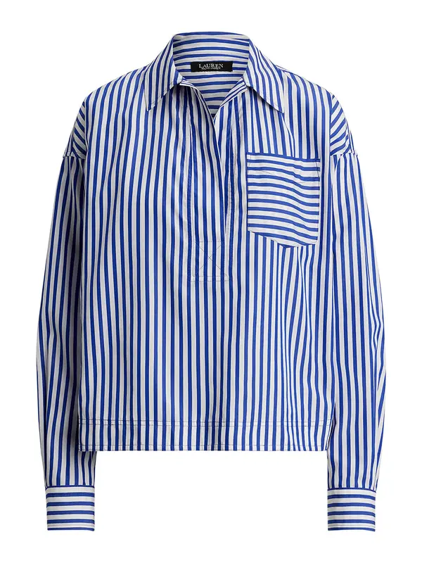 Lauren Ralph Lauren Lauren Ralph Lauren Bluza  plava / bijela