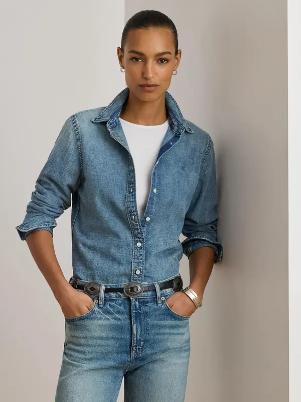Lauren Ralph Lauren Lauren Ralph Lauren Bluza  plavi traper