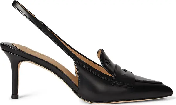 Lauren Ralph Lauren Lauren Ralph Lauren Cipele s potpeticom i otvorenom petom 'KHLOE'  crna