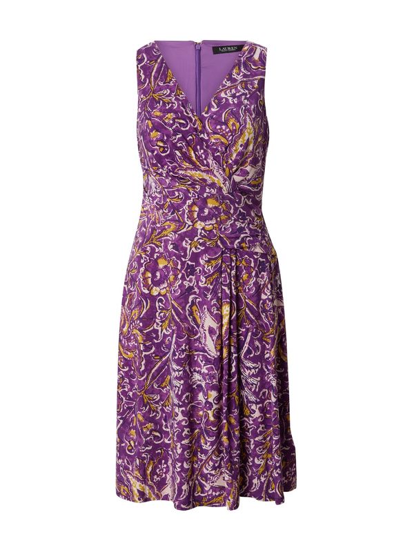 Lauren Ralph Lauren Lauren Ralph Lauren Haljina 'CLASSIC'  sivkasto zelena / purpurna / bijela