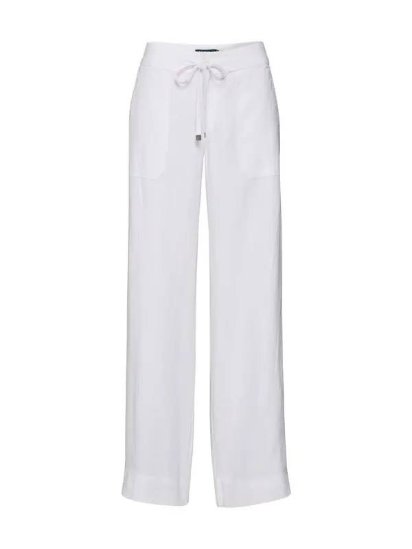 Lauren Ralph Lauren Lauren Ralph Lauren Hlače 'JOVONIE-WIDE LEG-PANT'  bijela