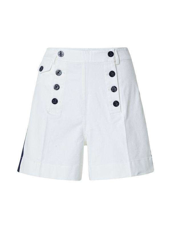 Lauren Ralph Lauren Lauren Ralph Lauren Hlače na crtu 'AMAGILL'  bijela