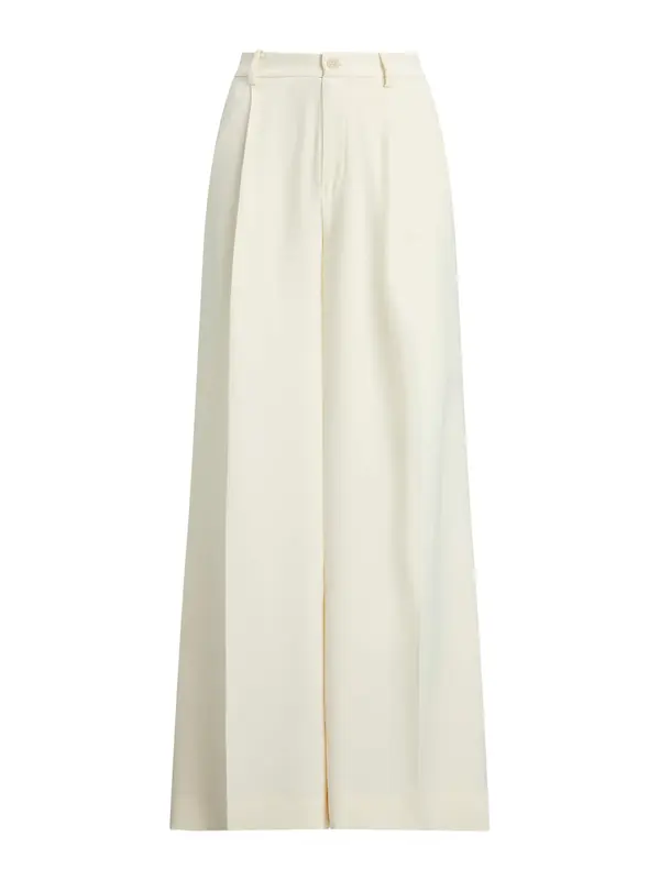 Lauren Ralph Lauren Lauren Ralph Lauren Hlače s naborima  boja pijeska