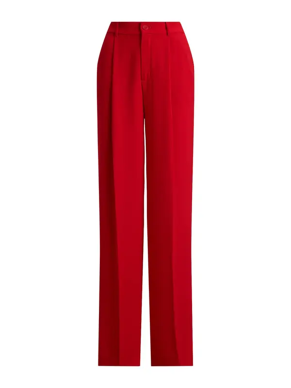 Lauren Ralph Lauren Lauren Ralph Lauren Hlače s naborima  crvena