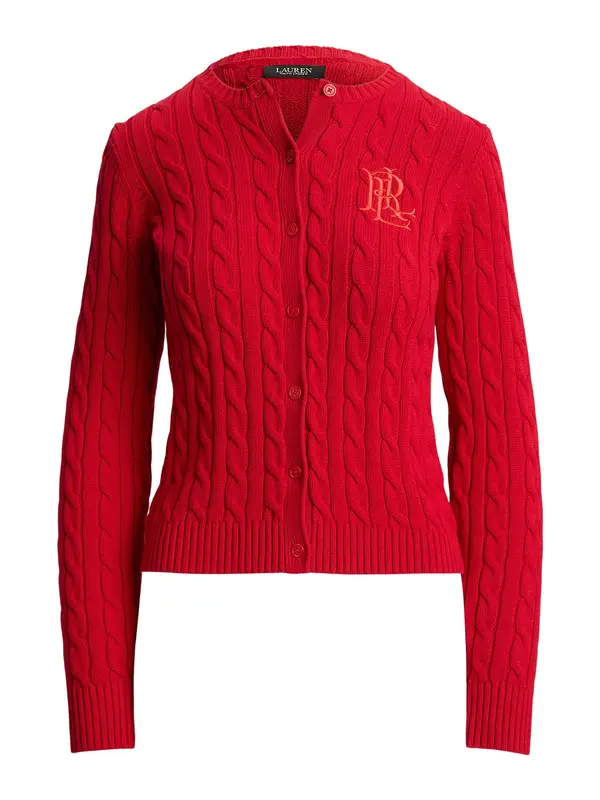 Lauren Ralph Lauren Lauren Ralph Lauren Kardigan  ciglasto crvena / crvena