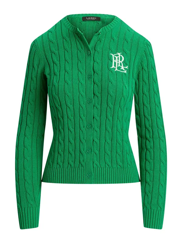 Lauren Ralph Lauren Lauren Ralph Lauren Kardigan  zelena / bijela