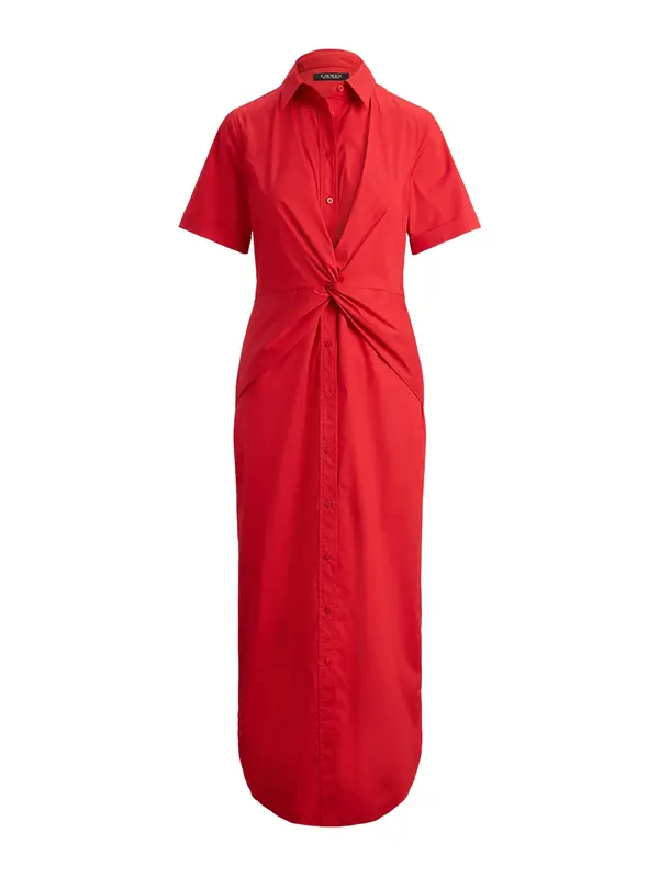 Lauren Ralph Lauren Lauren Ralph Lauren Košulja haljina  crvena
