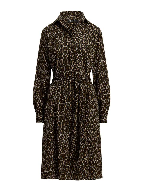Lauren Ralph Lauren Lauren Ralph Lauren Košulja haljina 'KARALYNN'  zlatno žuta / crna