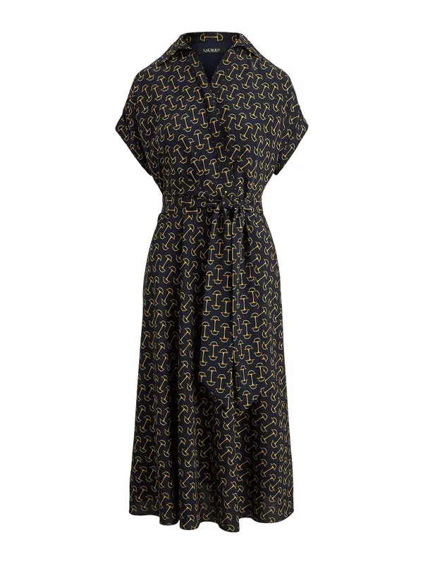 Lauren Ralph Lauren Lauren Ralph Lauren Košulja haljina  mornarsko plava / šafran
