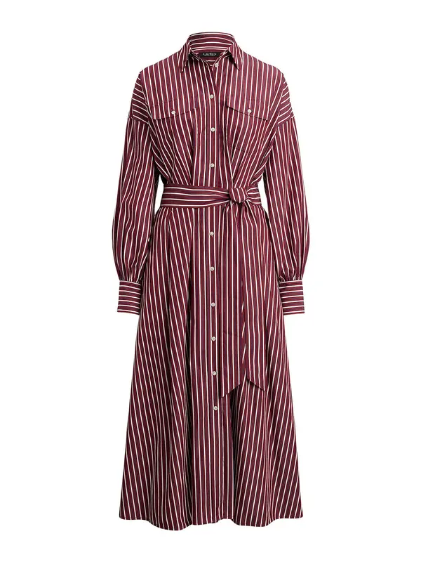 Lauren Ralph Lauren Lauren Ralph Lauren Košulja haljina  plava / burgund / bijela