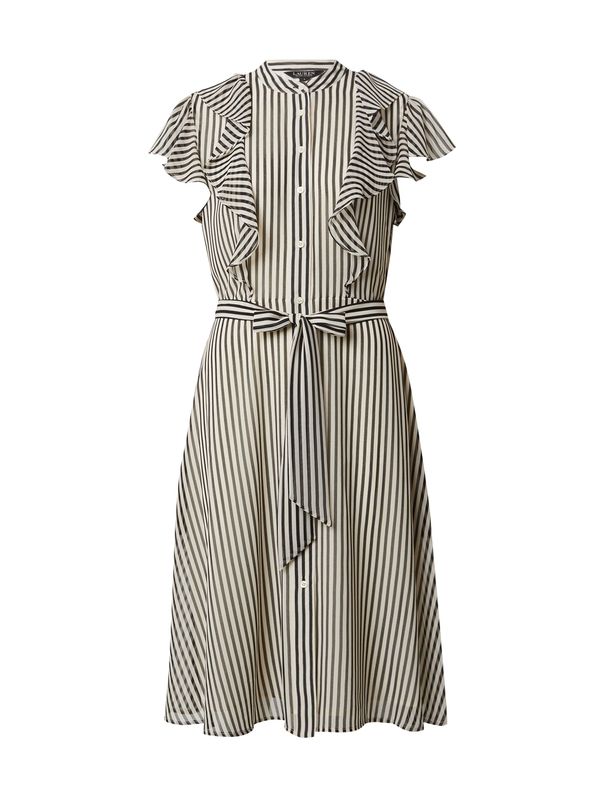 Lauren Ralph Lauren Lauren Ralph Lauren Košulja haljina 'Tawrenna'  crna / prljavo bijela