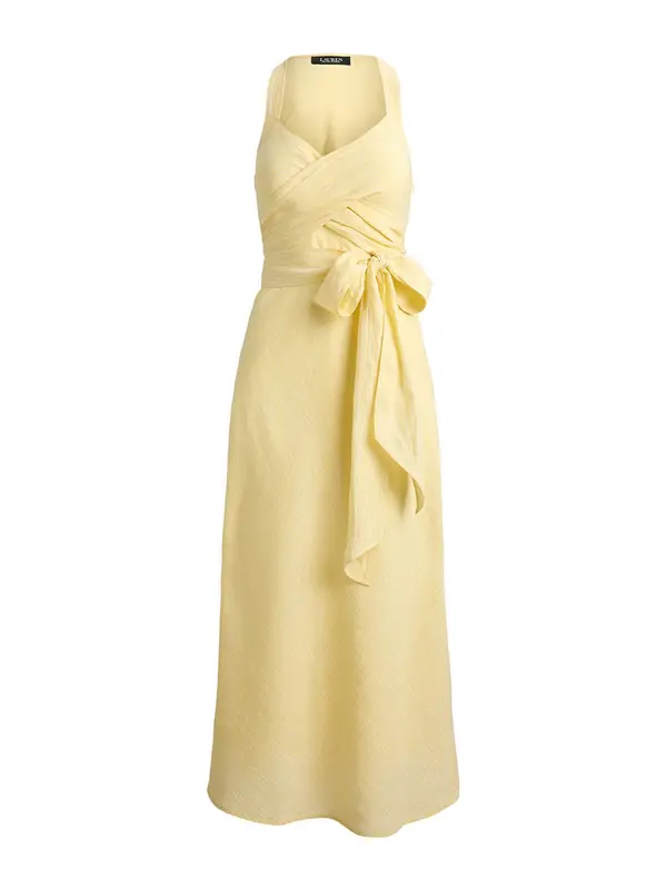 Lauren Ralph Lauren Lauren Ralph Lauren Ljetna haljina  žuta / bijela