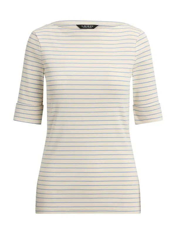 Lauren Ralph Lauren Lauren Ralph Lauren Majica  boja pijeska / svijetloplava